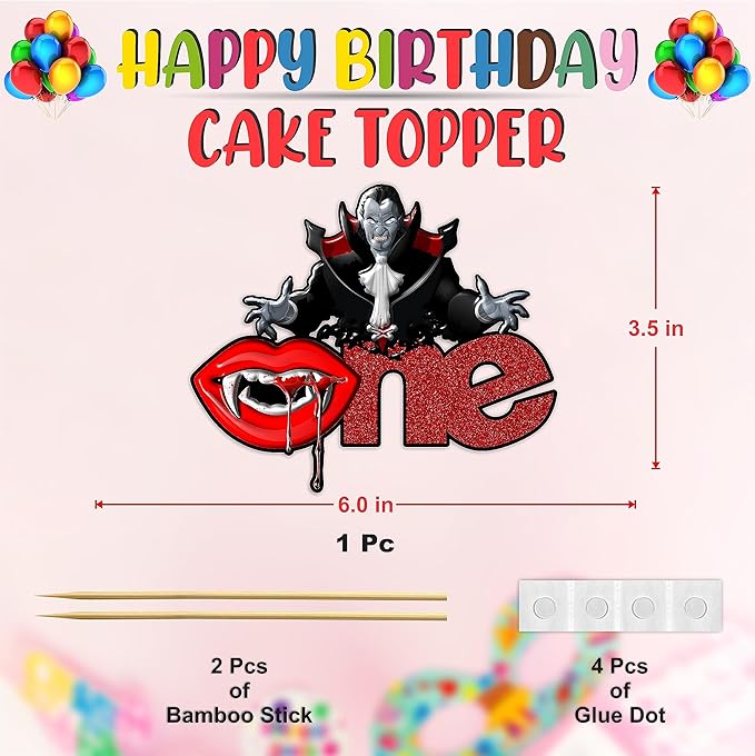 Seyal® Vampre One Cake Topper