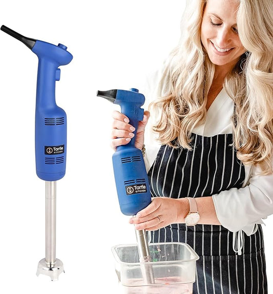 Commercial Immersion Blender, Hand Held Blender, 350W 4000-20000RPM, Stainless-Steel, 10 inch Removable Shaft with Variable Speed -2025 upgrade
