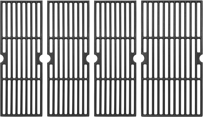 Cast Iron Grill Grates for Charbroil Performance 5 Burner Grills 463275517 463243518 463243519 463275717, Cooking Grids for Charbroil Performance 6 Burner 463274419 Grill, G470-0002-W1 G470-0003-W1