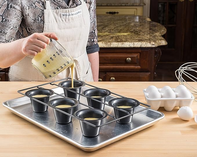 Bellemain Popover Pan for Baking - Extra Deep, Non-Stick, Easy to Clean, Sturdy, Professional Grade Materials