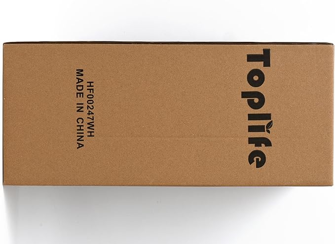 Toplife Spiral Design Metal Egg Skelter Dispenser Rack, Storage Display Rack, White