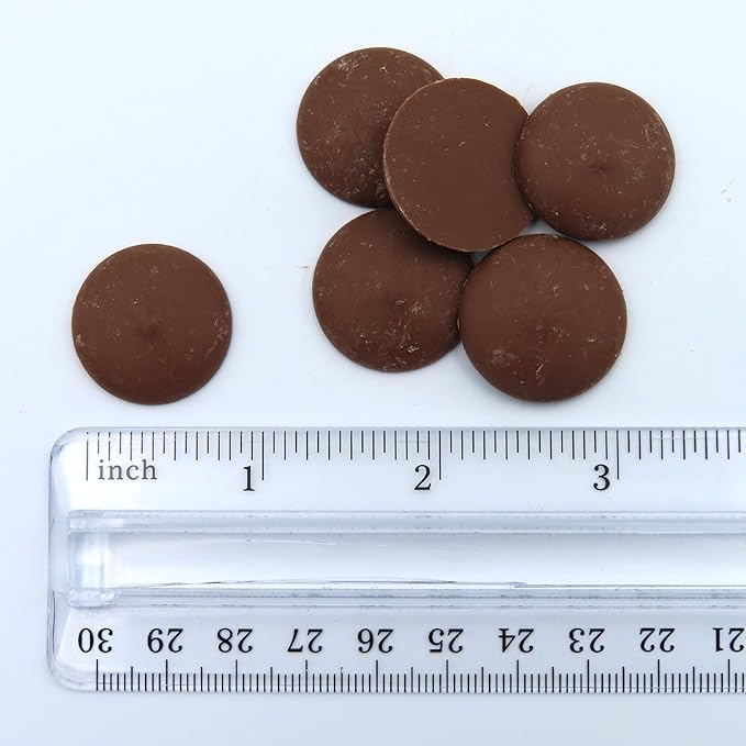 MERCKENS Coating Wafers, Milk Melting Chocolate, Cocoa Lite, 10 Pounds
