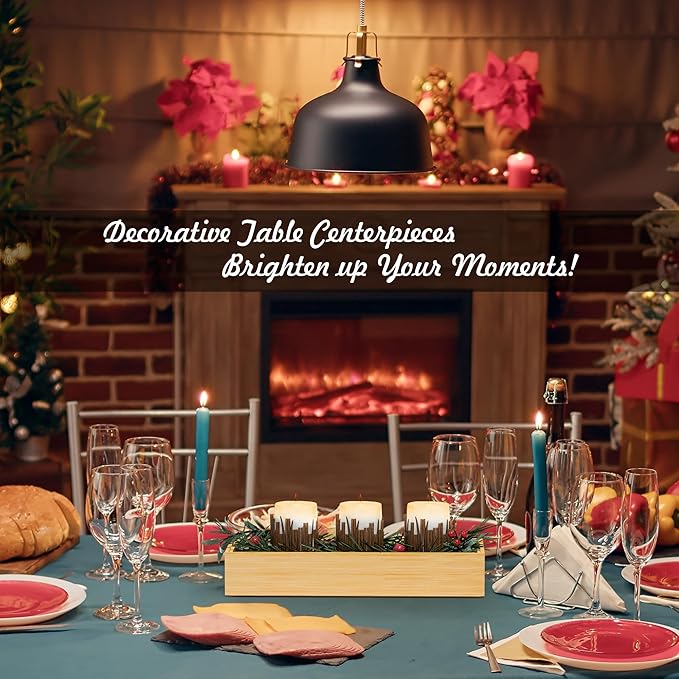 Kitchen Drawer Organizer Bins, Stackable Bamboo Deep Drawer Organizer for Silverware, Utensils, Cutlery, Flatware, Junk Drawer, Dresser, Bathroom, 15" x 6" x 2.5" (Set of 2)