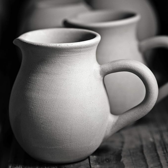 Handmade Lavender Floral Purple And Cream Small 150ml/5oz Ceramic Creamer, Milk Jug, Pourer, Pitcher Jug, Pottery Housewarming Gift for Tea Coffee Lovers by City to Cottage®