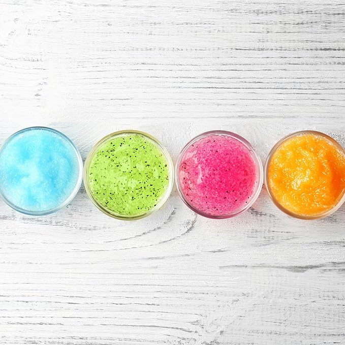 SATINIOR 6 Pack 8 oz Plastic Jars Containers with Lids Wide-mouth Refillable Leakproof Reusable Round Empty Jars for Travel Cosmetic Dry Food Spice Candy Cookie Home Kitchen Organizing(Black)