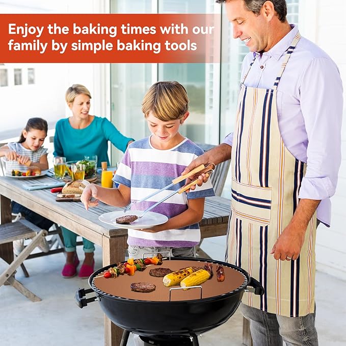 Oven Liners for Bottom of Oven - 3 Pack Large Gas Stove Top Protectors, Reusable Oven Liner for Electric, Gas, Toaster Ovens, Grills - BPA & PFOA Free Keep Your Oven Clean Oven Mat