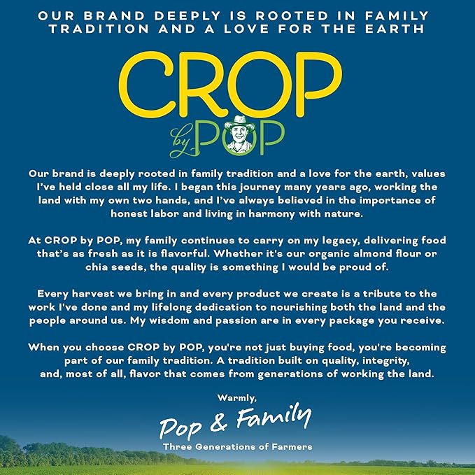 CROP BY POP - Organic Sun Dried Apricots, No Sugar Added, Unsulphured (32oz, 2 LB) Bulk Dry Fruits Packed Fresh in Resealable Bag - USDA Organic, Non GMO, Kosher