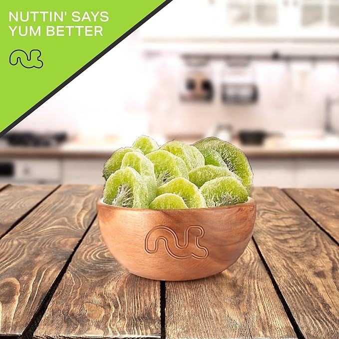 NUT CRAVINGS - Sun Dried Kiwi Slices, Lightly Sweetened (16oz, 1 LB) Bulk Dry Fruits Packed Fresh in Resealable Bag - Sweet Healthy Snack, Naturally Grown, Vegan, Kosher