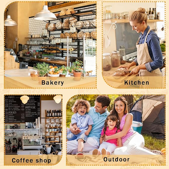 2-Pack Reusable Beeswax Bread Bags for Sourdough & Homemade Bread，Cotton Waxed Bags Keeps Fresh Longer(Navy Loaf)