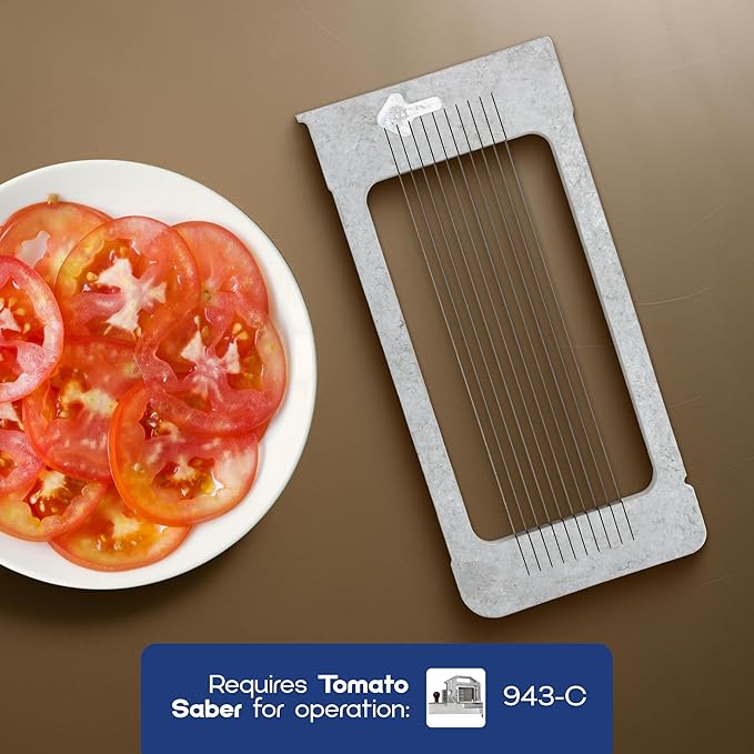 Prince Castle 3/8" Blade Cartridge for 943-C Tomato Saber, 6 Blades - Blade Replacement Cutter Blade for Cutting and Chopping Tomatoes, Fruits and More in Commercial Kitchens, Restaurants and More