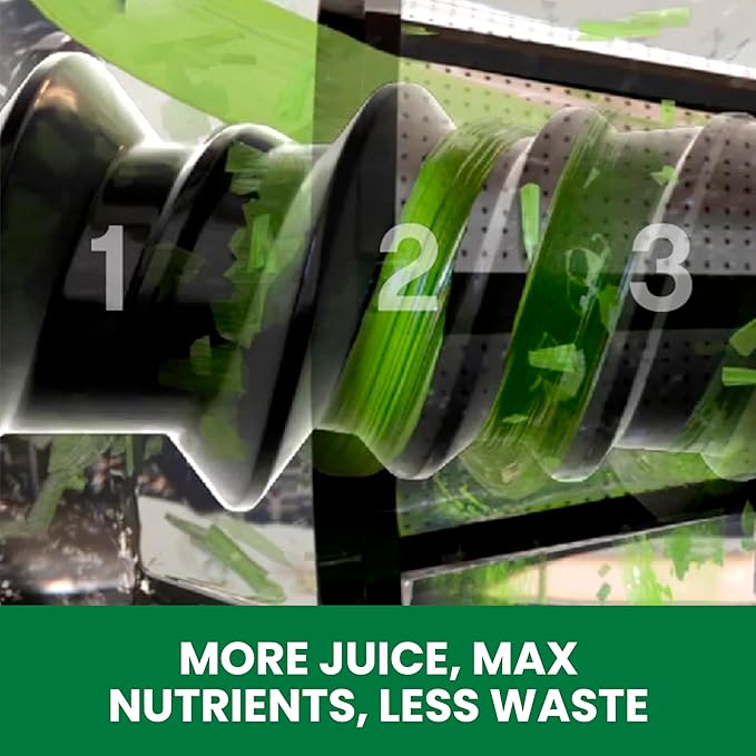 Omega Cold Press Juicer Machine, Vegetable and Fruit Juice Extractor and Nutrition System Makes Nut Milks Baby Food and Sorbets, Triple-Stage 80-RPM Slow Masticating Juicer, 200-Watts, Black