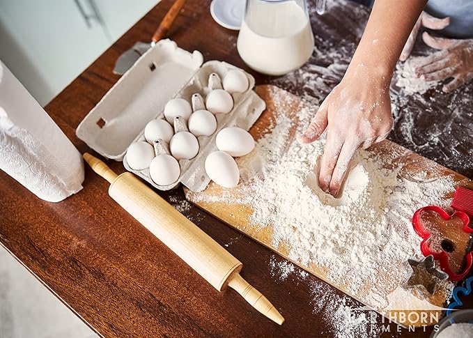 Earthborn Elements All-Purpose Flour, 5 Gallon Bucket, Bulk Size, Kitchen Essential, Baking & Cooking (400 Ounce)