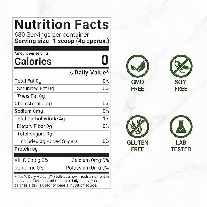 Allulose Sweetener 6 Pounds – Natural Sugar Substitutes, No Aftertaste – Keto Friendly, Vegan, Zero Net Carb, Zero Calorie – Great for Cooking & Baking