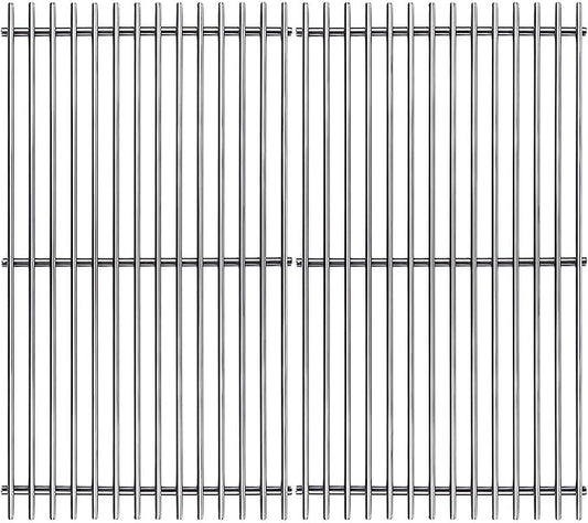 17.5" Stainless Steel 7639 Cooking Grates for Weber Spirit 300 Series, Spirit 700, Genesis Silver B/C, Genesis Gold B/C, Genesis Platinum B/C, Genesis 1000-3500, 7638