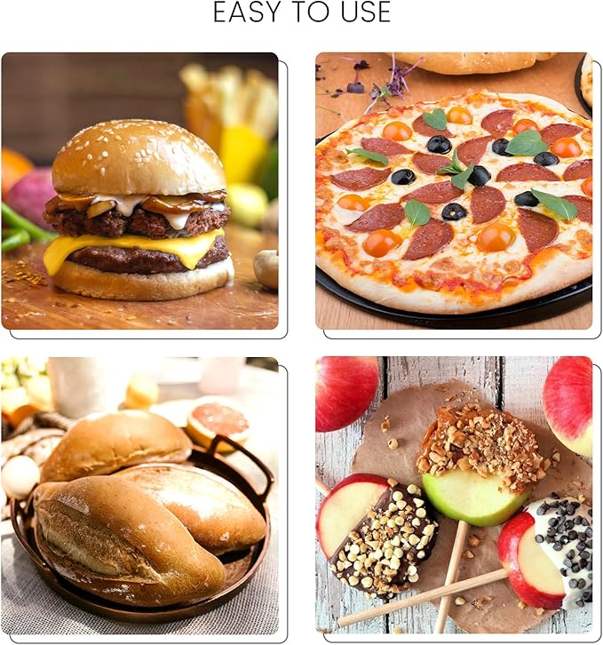 VGOODALL 6 Pack Reusable Toaster Bags, 3 Sizes Non Stick Heat Resistant Sandwich Bags Easy to Clean for Grilled Cheese Sandwiches