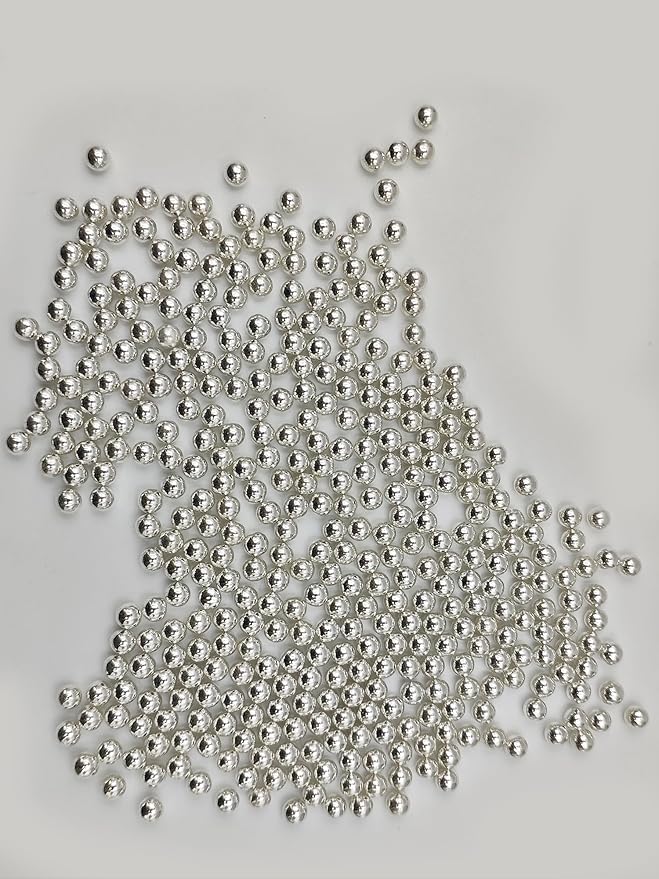 Silver Pearl Sugar Sprinkles 3.53 oz, 7mm Candy Pearls Ideal for Baking, Cake and Cupcake Toppers, Cookie Decoration, Ice Cream Topping, Wedding Shower Valentines Halloween Christmas