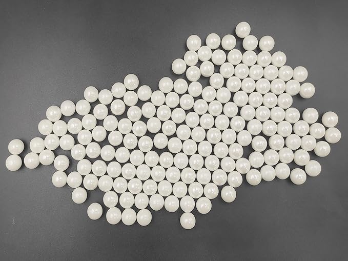 Edible White Pearl Sugar Sprinkles 4.23 oz, 10mm Candy Pearls Ideal for Baking, Cake and Cupcake Toppers, Cookie Decoration, Ice Cream Topping, Wedding Shower Valentines Halloween Christmas