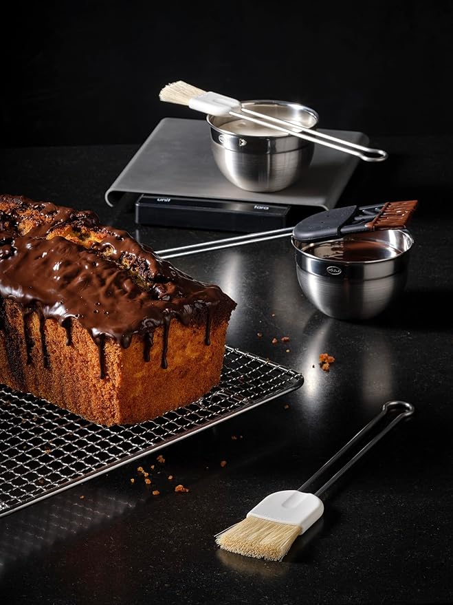 Rösle Natural Bristle Pastry Brush, 1.4-inch