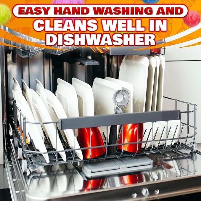 1 Oz Ice Cream Scoop with Trigger #30 - Versatile 1 Oz Scoop for Gelato, Cookie Dough Baking, Sorbet & Meatballs - Rust-Resistant Stainless Steel, Easy to Clean in Dishwasher, Non-Slip Handle