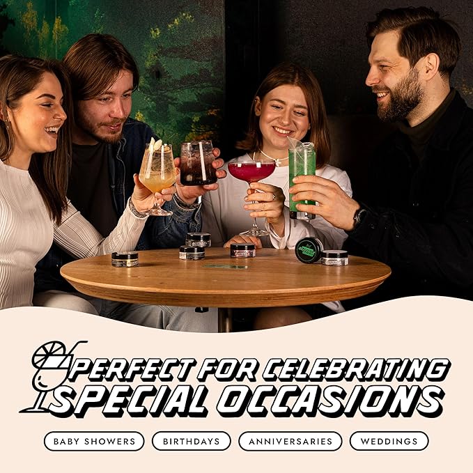 MONÉGASQUE Snow White Edible Glitter for Drinks 10g – White Edible Glitter for Cakes & Halloween Cocktails - Champagne & Cocktail Drink Shimmer - Cake Decorations Spray & Food Decorating Sprinkles