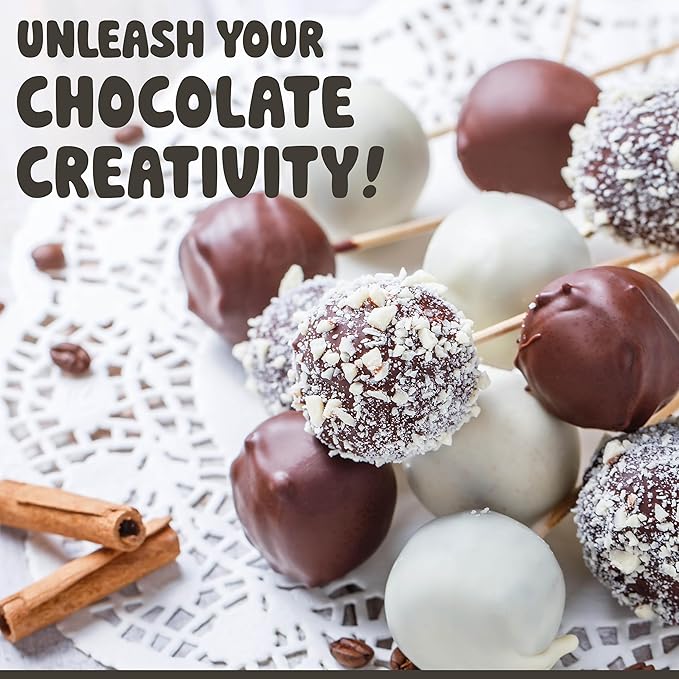 Chocolate Works Melting Chocolate Parent (10 oz (Pack of 3), Variety Pack: Milk, Dark, White Chocolate)