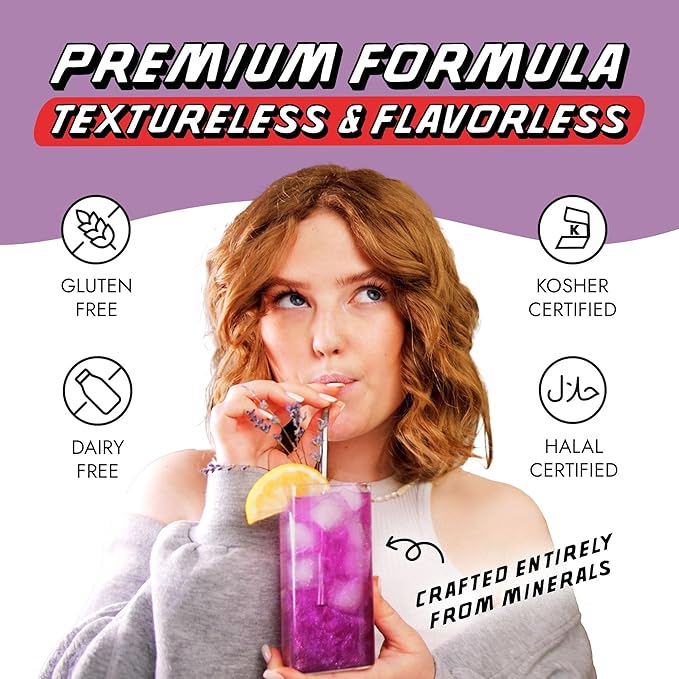 MONÉGASQUE Lavender Purple Edible Glitter for Drinks 10g – Purple Edible Glitter for Cakes & Cocktails – Halloween Cocktail Drink Shimmer – Food Decorating Sprinkles & Cake Decorations Spray Toppers