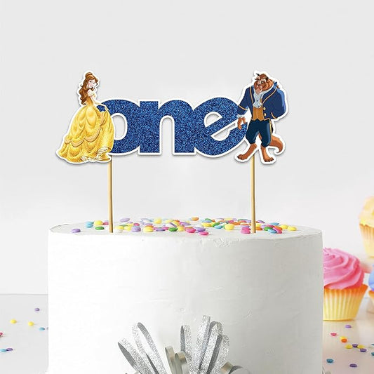 Seyal® Bauty & The Bast One Cake Topper