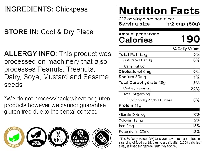 Rani Chana Besan (Chickpeas Flour, Gram) 400oz (25lbs) 11.36kg Bulk Box ~ All Natural | Vegan | Gluten Friendly | NON-GMO | Kosher | Indian Origin