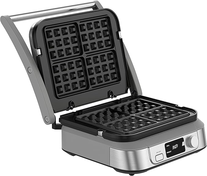Waffle Plates Only for Cuisinart Griddler GR-4N, GR-5B, GR-6 and GRID-8N Series, Nonstick Coating Baking Waffle Plates by Gvode