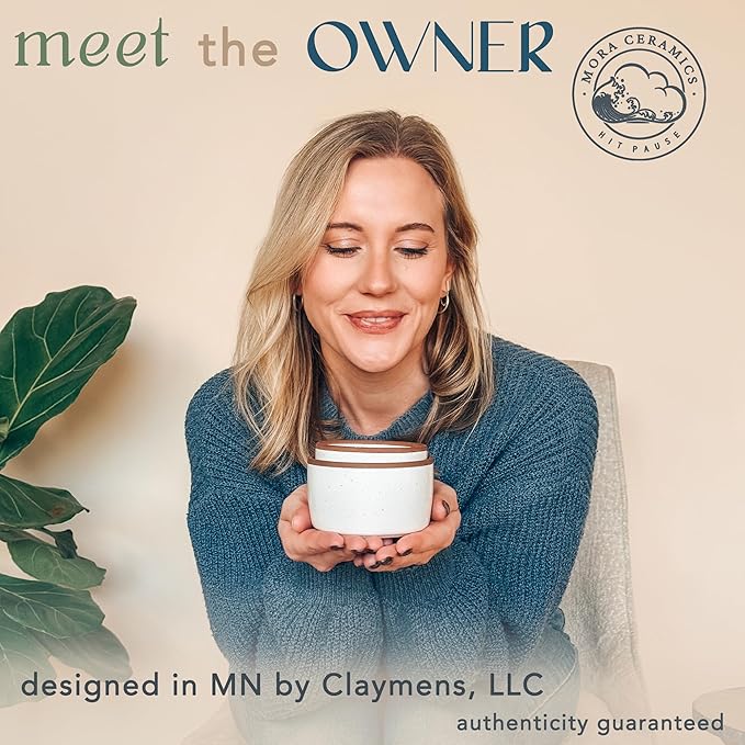 Mora Ceramic Ramekins - 8oz, Set of 6 - Small Oven Safe Baking Dishes/Cups - For Personal Pudding, Creme Brulee, Souffle, Serving Dip, Custard, Ice Cream - Single Mini Bowls - Vanilla White