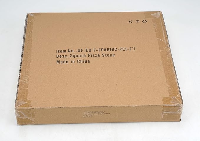 Pizza Stone for Oven and BBQ Grill, 13 inch Square Bread Baking Stone, Heavy Duty Large Ceramic Pizza Pan for Baking Pie Cookie and Cheese