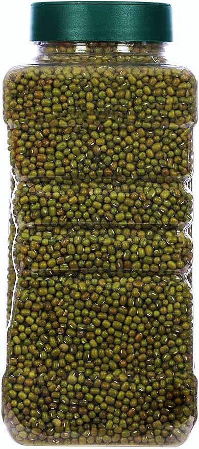 Rani Organic Moong Whole (Whole Mung Beans with Skin) Indian Lentils 32oz (2lbs) 908g PET Jar ~ All Natural | Vegan | Gluten Friendly | NON-GMO | Indian Origin | USDA Certified Organic