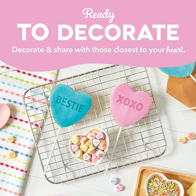 DASH x Sweethearts® Mini Waffle Maker - 4” Waffle, Heart Shaped Waffle, Nonstick Waffle Iron with Quick Heat-Up, Perfect Mini Waffle Maker for Kids and Families, Valentines Day - Bestie (Blue)