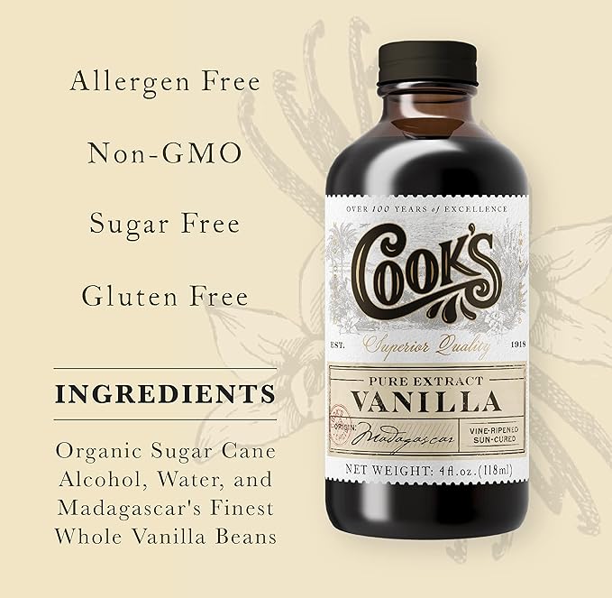 Cook's, Choice Premium Quality Pure Vanilla Extract, 16 oz