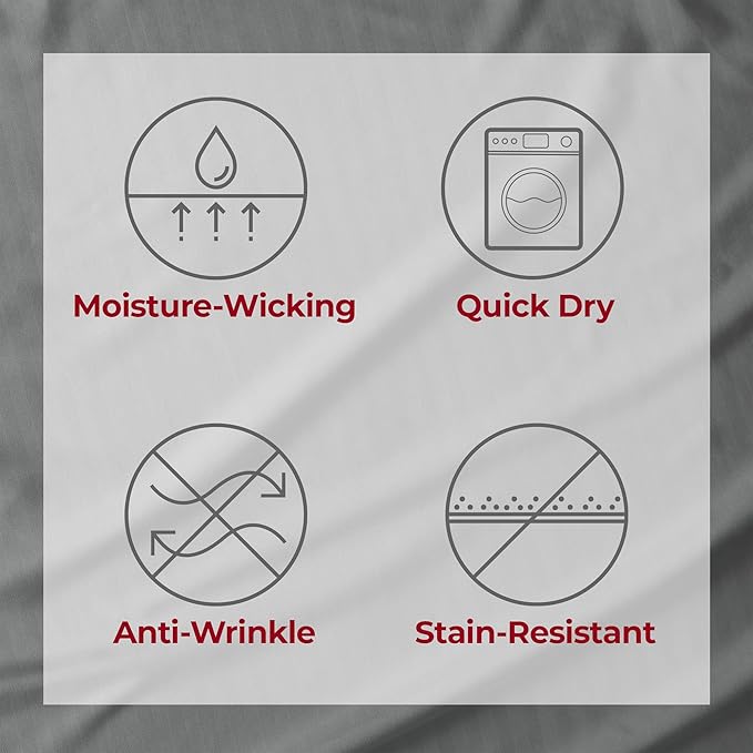 Mellanni Queen Sheets Set - 4 PC Iconic Collection Bedding - Hotel Luxury, Extra Soft, Cooling Bed Sheets - Wrinkle, Fade, Stain Resistant (Queen, Striped Gray/Silver)