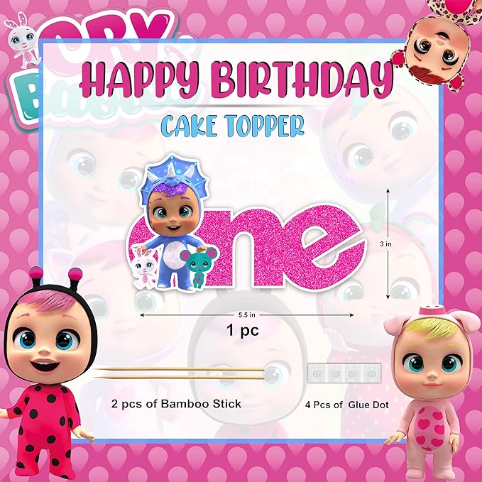 Seyal® Cri Babes One Cake Topper