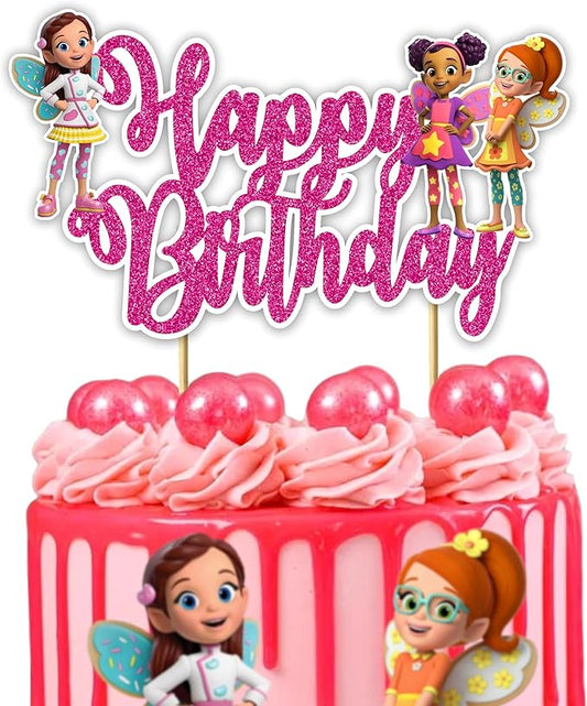 Seyal® Buterbean Cafe Happy Birthday Cake Topper