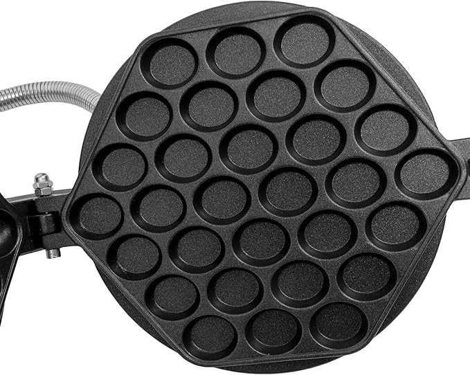 Hexagonal Egg Bubble Waffle Maker w/Two Non-stick Baking Pans, 122-572℉ 2800W Honeycomb Commercial Egg Waffle Making Machine for Double Baking, Double-head Eggs Puff Waffles Maker