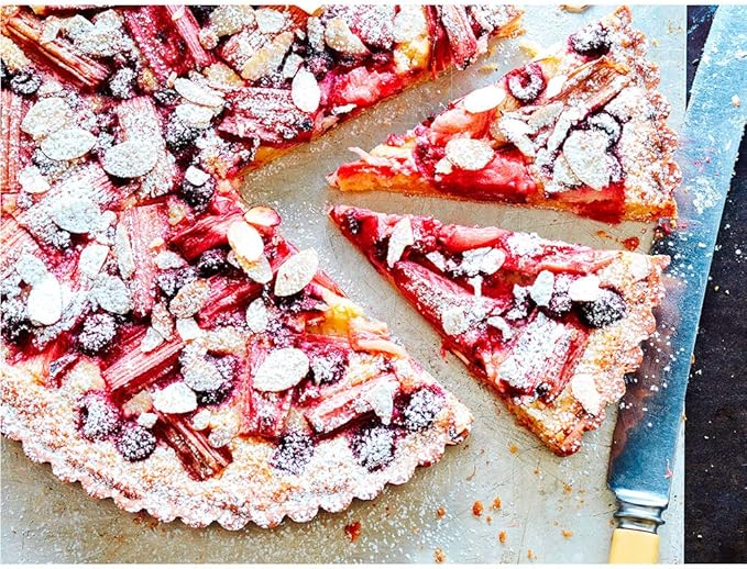 IELEK 12 Inch Non-Stick Tart Quiche Flan Pan Molds Round Removable Loose Bottom Fluted Heavy Duty Pie Pizza Pan