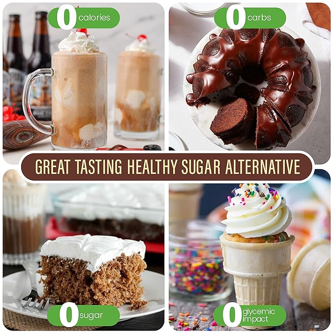 Stevia Select Root Beer Flavored Liquid Stevia – Zero Calorie Coffee, Tea, Drink & Baking Sweetener, All-Natural, No Erythritol, Keto-Friendly Sugar Alternative, 300 Servings – 2 Oz (1 Pack)