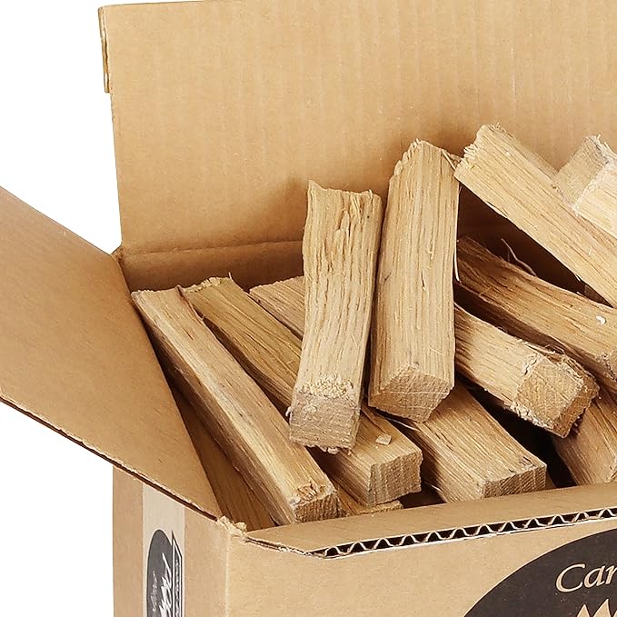 Mini Pizza Oven Wood 6 Inch Firewood Pizza Logs Naturally Cured White Oak Hardwood for Portable Wood Pizza Ovens 790 Cubic Inches, Approximately 12-14lbs