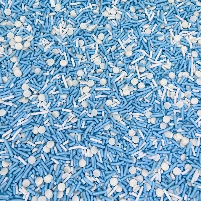 Manvscakes, No Artificial Dyes, Blue Sprinkles, Natural Sprinkles, Gluten Free, Birthday Sprinkles, Blue Cake Decorations, Star Sprinkles, Cookies, Fondant Cake, Natural Dessert Toppings, 3oz