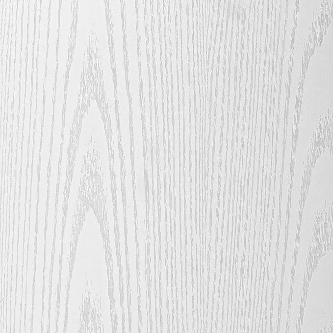 Heimlove White Deep Floating Shelves for Wall, 30W x 8D Wood Wall Shelves Set of 2, Wide Floating Bookshelf for Living Room, Kitchen, Office, Bedroom and Decor Storage, with Black Bracket - White