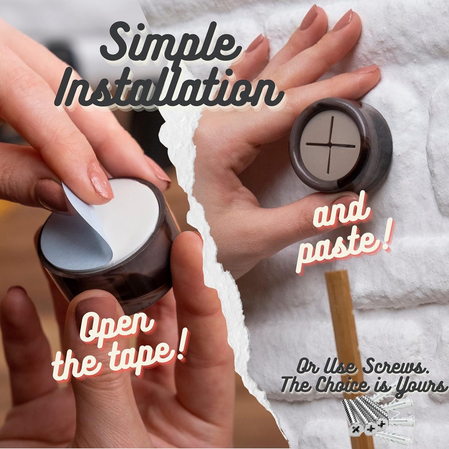 HEFA Eco-Friendly 8 Pack Ultimate Kitchen Towel Hooks - Enhance Space with Hand, Dish & Kitchen Towel Holders