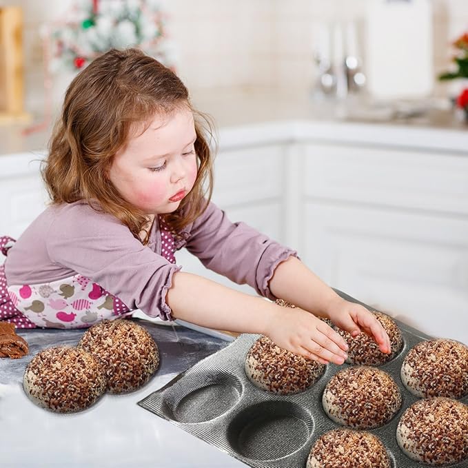 Bluedrop Silicone Hamburger Bread Forms Perforated Silicone Bakery Molds Tartlets Pita Moulds Sheets Food Grade for Industrial Large Size