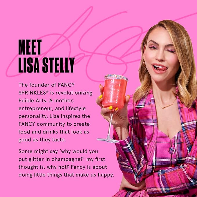 Fancy Sprinkles Emerald Green Premium Edible Glitter, 100% Edible Glitter for Sparkling Food & Drinks No Taste or Texture (4gm)