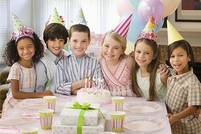 Exquisite Party Solids Clear Plastic Plates For Party 9" Clear Disposable Plates Heavy Duty Supplies 100 Pcs Plastic Dinnerware Sets Heavy Duty 350 GSM Disposable Dinnerware Set