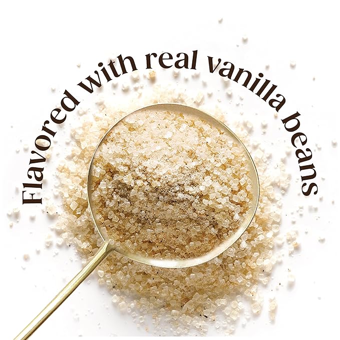 Heilala Pure Vanilla Sugar, 11.6 oz – Raw Sugar Infused with Pure Vanilla Extract & Ground Vanilla Beans, Sustainably Sourced Vanilla for Baking & Desserts