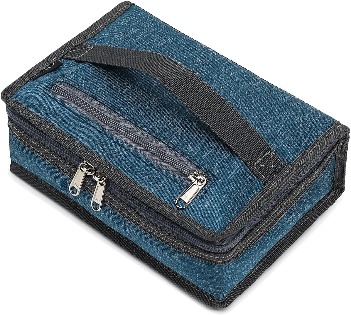 FlowFly Small Insulated Lunch box Portable Soft Bag Mini Cooler Thermal Meal Tote Kit with Handle for Work & School, Royal