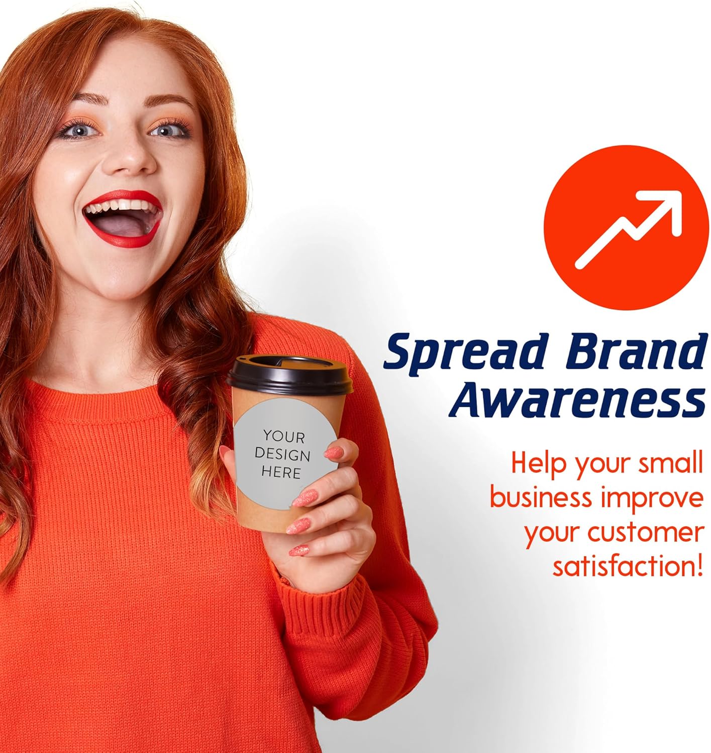 100 Custom Vinyl Stickers - Upload Your own Image, Text, Design, Logo - Personalized Logo Labels for Handmade, Packaging, Bottle, Jars, Candle, Brand Stickers (Gray, 5x5)